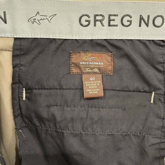Greg Norman Khaki Golf Shorts - Picture 4 of 4